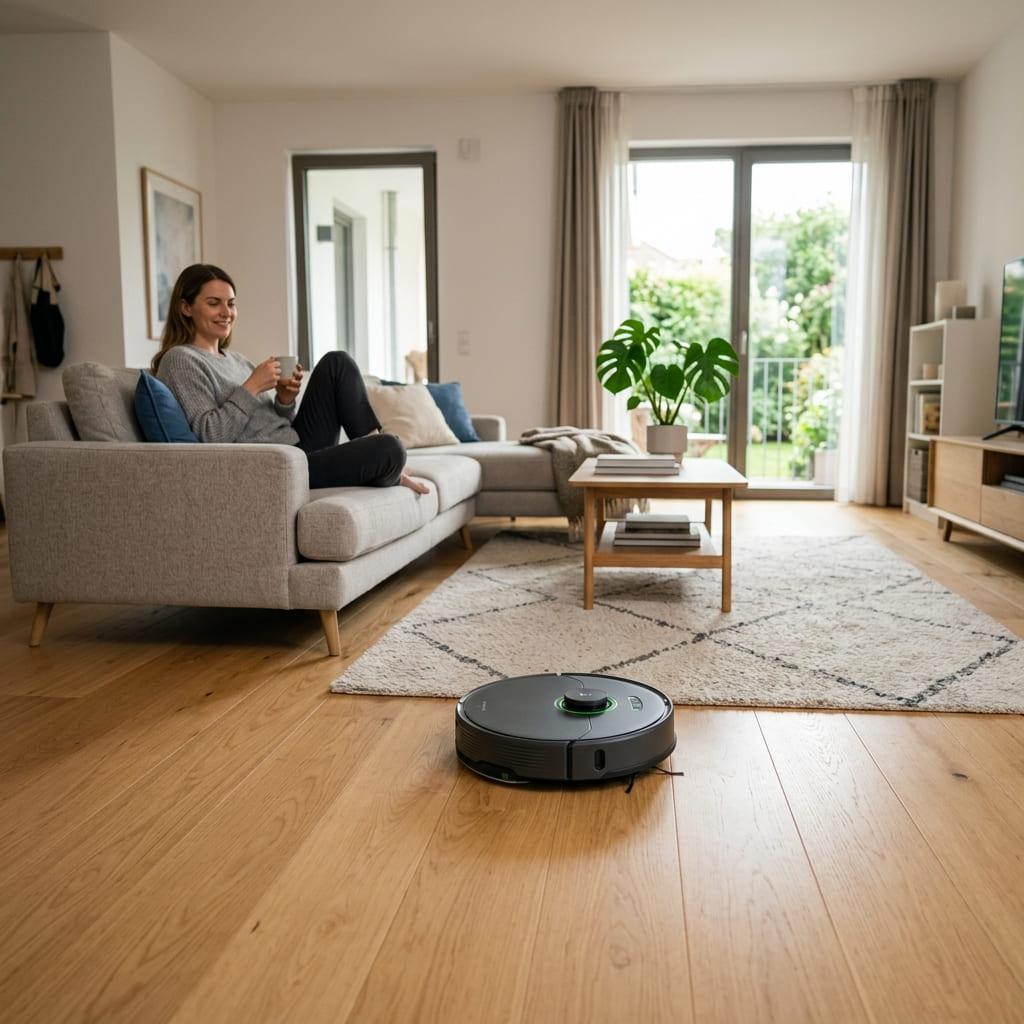 como mapear a casa com o robo aspirador