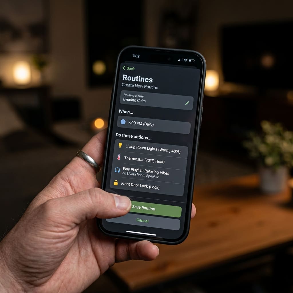 como criar a rotina sair de casa na alexa