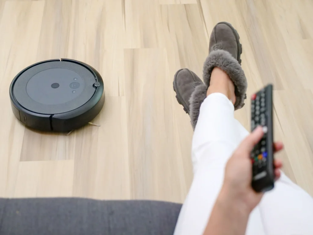 robo aspirador mop esfregao ou mop passa pano simples