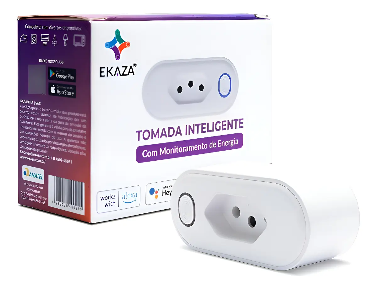 Tomadas Inteligentes com Medidor de Consumo