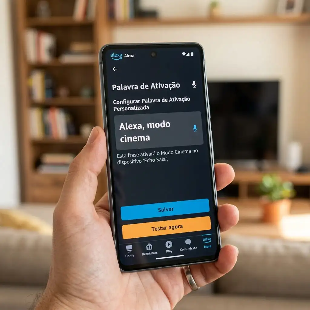 Configurar a Rotina Modo Cinema na Alexa