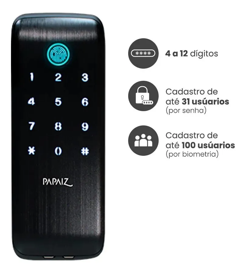 Fechaduras Digitais para Portões Externos