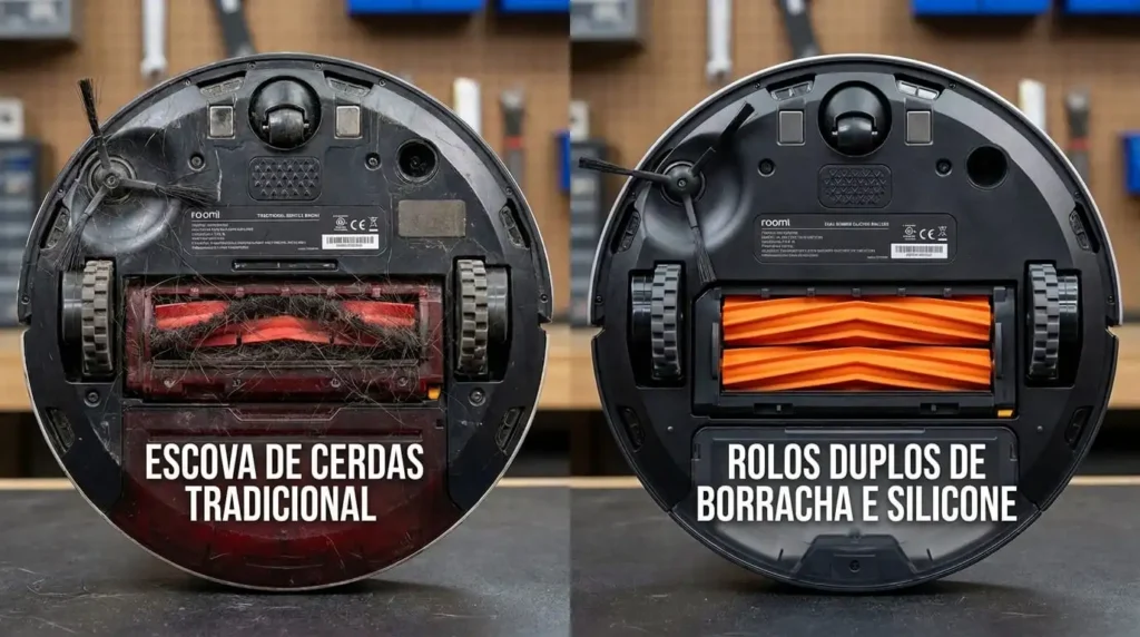 Robô Aspirador para Cabelos e Pelos